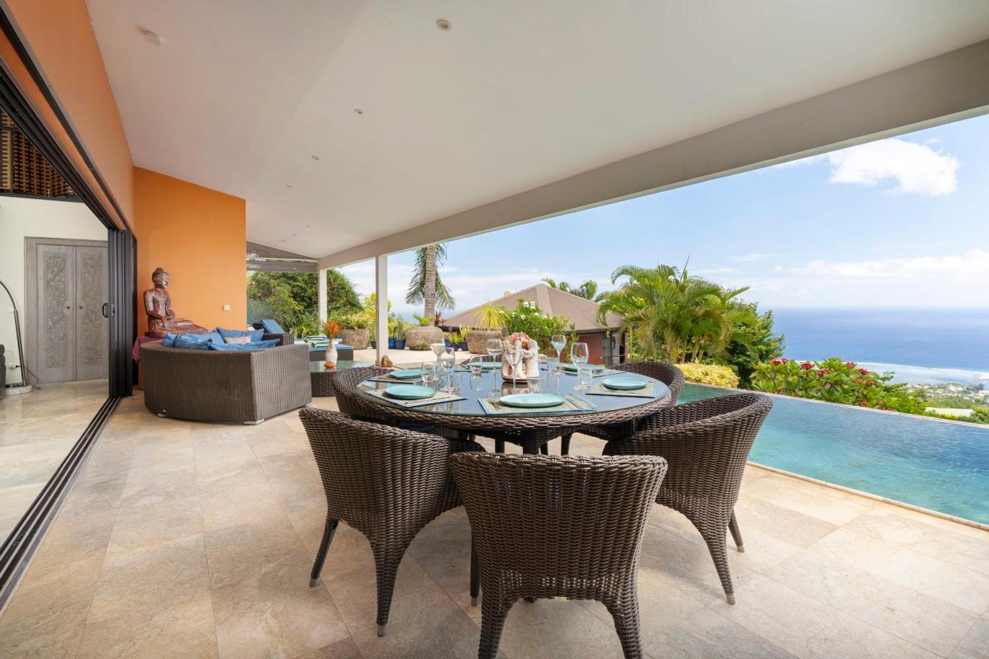 Magnifique Villa Vue Mer Exceptionnelle - Ireina Punaauia  Екстер'єр фото