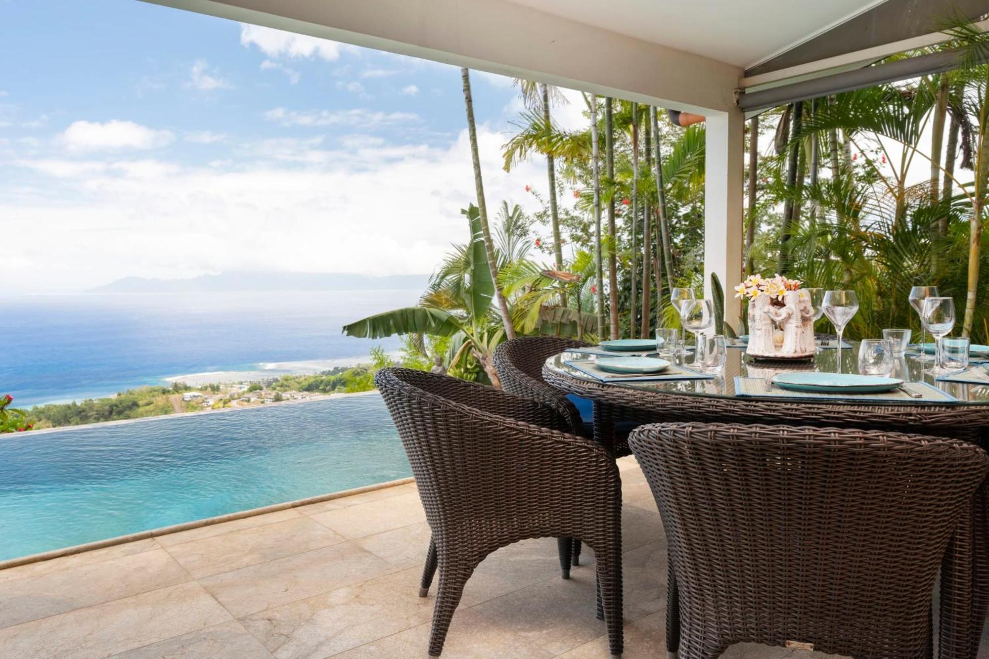 Magnifique Villa Vue Mer Exceptionnelle - Ireina Punaauia  Екстер'єр фото